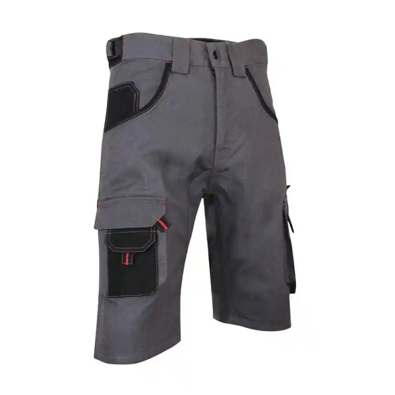 Bermuda de travail LMA 6027 CALCAIRE taille 40 gris nuit/ noir