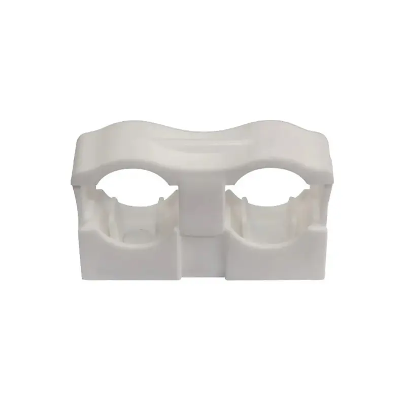 100 Colliers de fixation double Nicoll COLLCLIP® pour multicouche PVC blanc