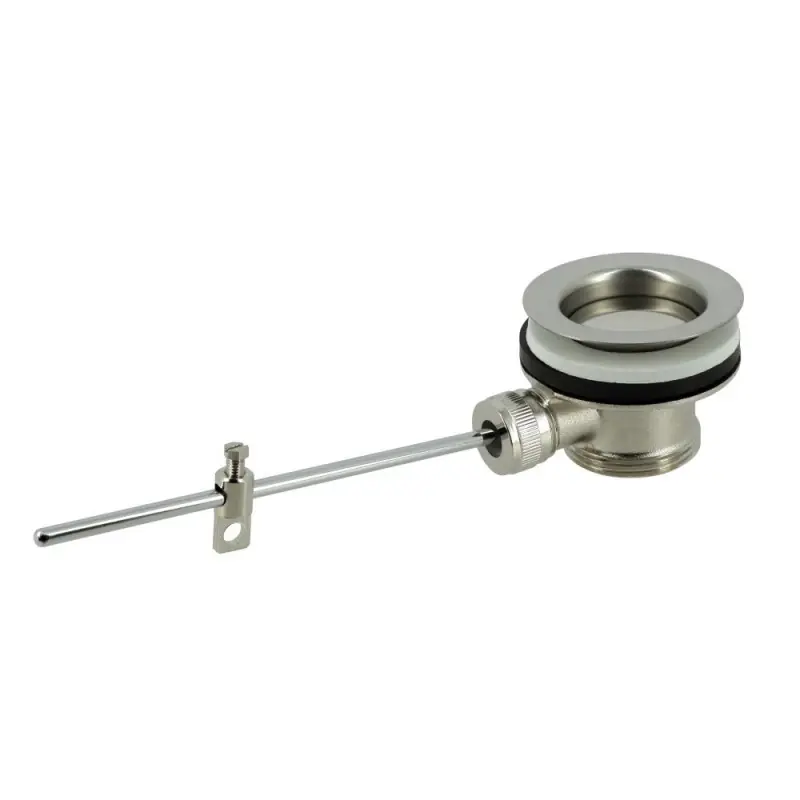 Bonde lavabo Nicoll L3222 laiton chromée avec tirette 63mm