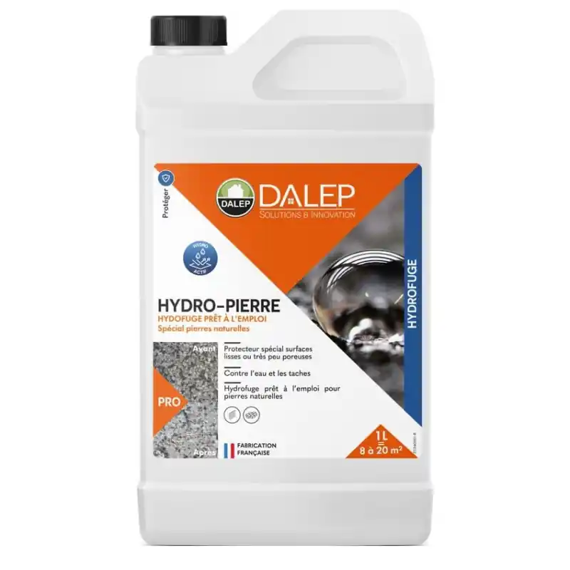 Hydrofuge DALEP HYDRO-PIERRE prêt à l‘emploi bidon de 1L