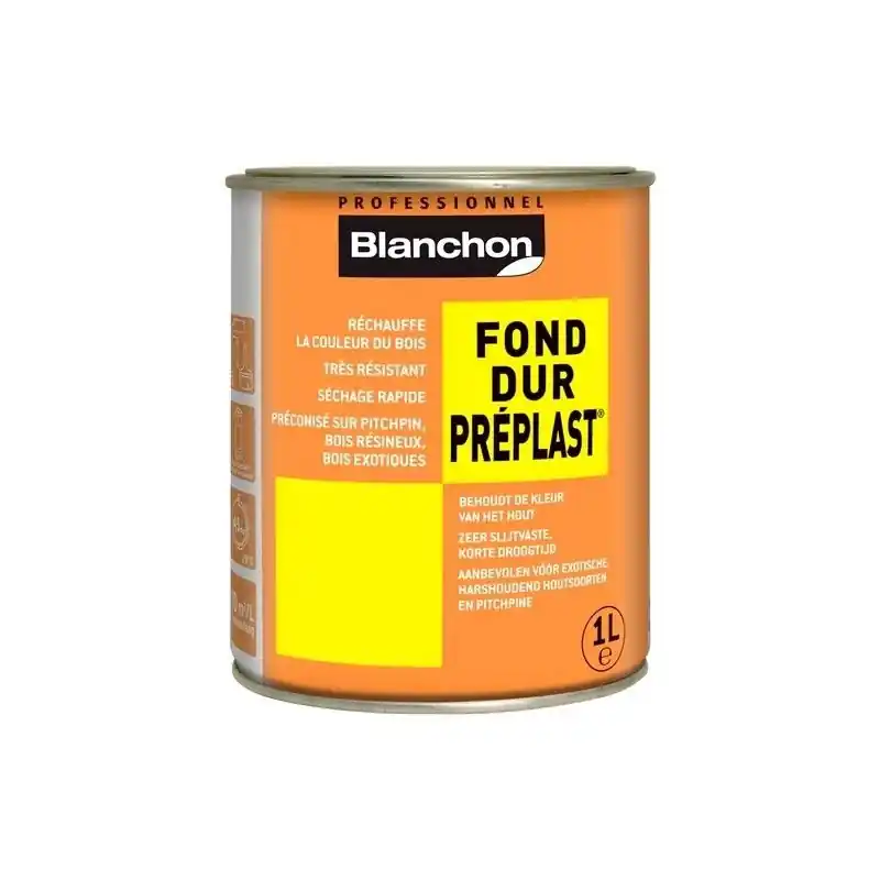 Fond dur Blanchon Préplast 1L très résistant à séchage rapide