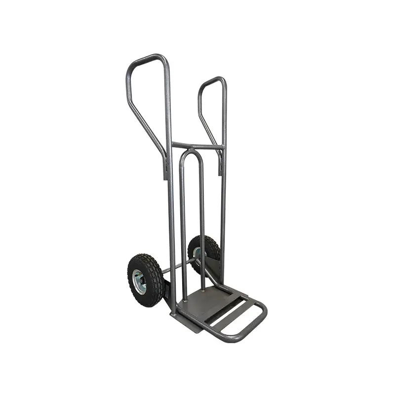 Diable acier DVPF2-RG-BR 250kg roues gonfables et bavette rabattable