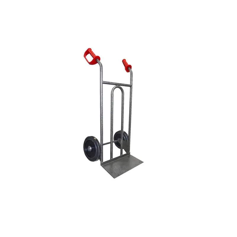 Diable acier DDPO2-RSN poignée ouverte 250kg roues caoutchouc noir