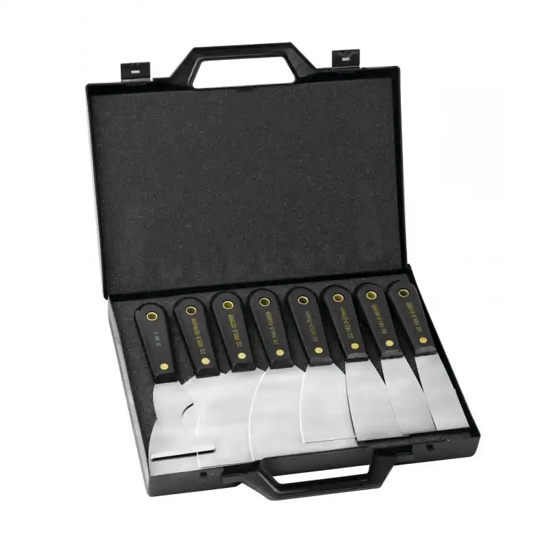 Mallette Mondelin avec 7 spatules et 1 couteau multi-usages