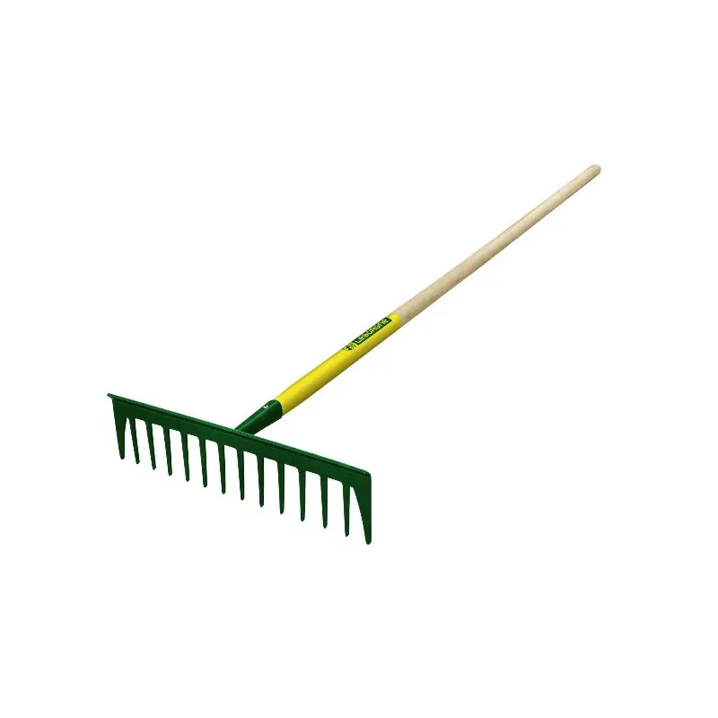 Râteau Leborgne BATIPRO 14 dents droites manche en bois 150cm