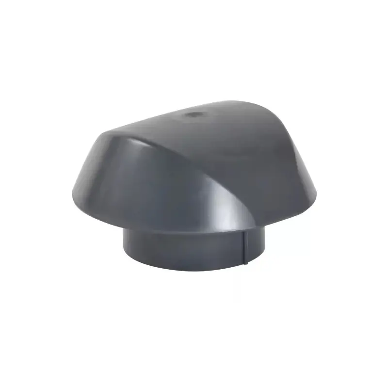 Chapeau ventilation Nicoll VVS16A sans moustiquaire D160mm anthracite