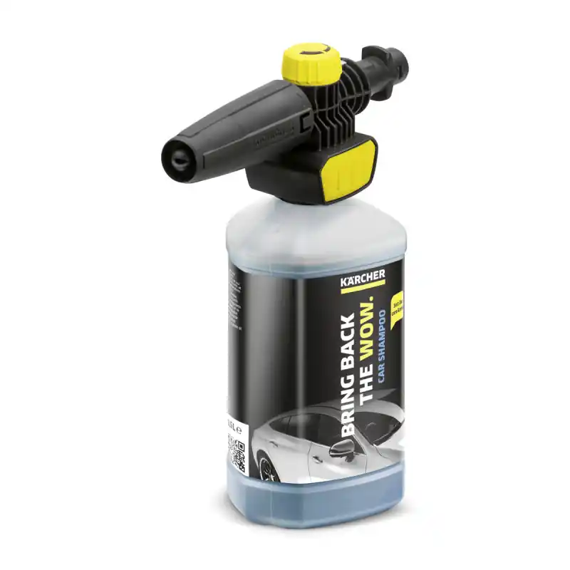 Canon à mousse Karcher Connect‘n‘Clean et shampoing auto 1L anthracite