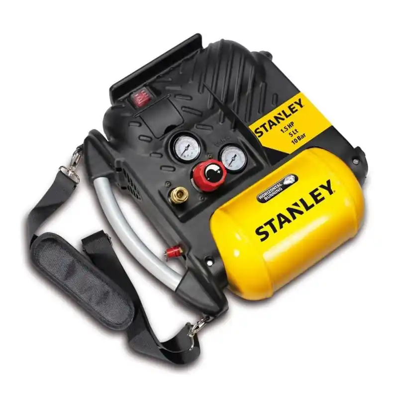 Compresseur portable Stanley KDN200/10/5 5L 1,5HP coaxial sans huile