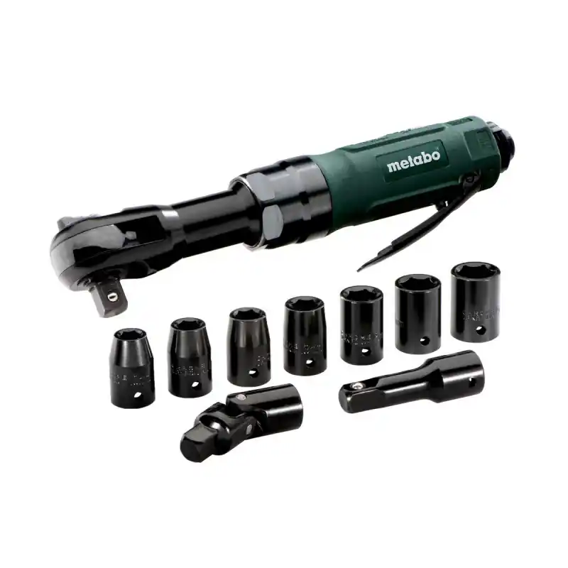 Tounevis à cliquet à air comprimé Metabo DRS 68 Set 1/2" 68Nm coffret