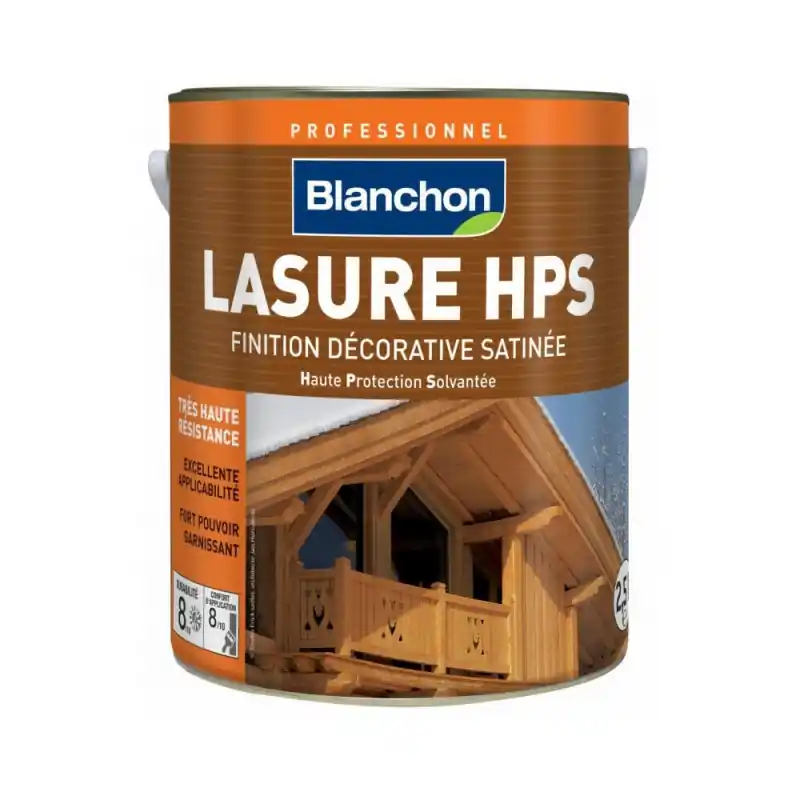 Lasure HPS Blanchon satinée 2,5L chêne moyen