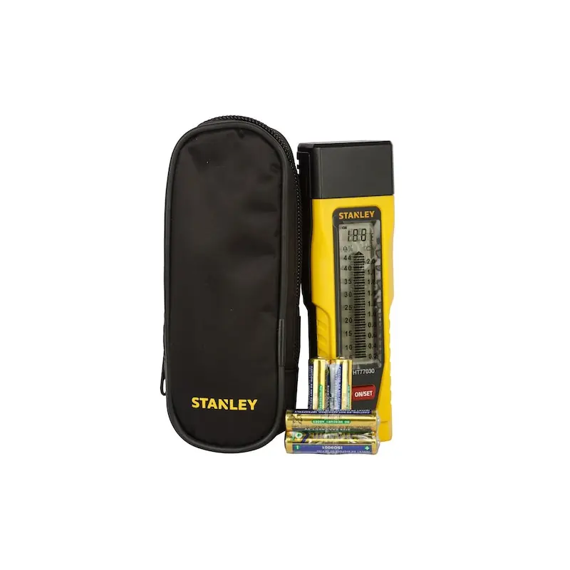 Testeur d‘humidité Stanley précision +/-2% avec broches inox filetées