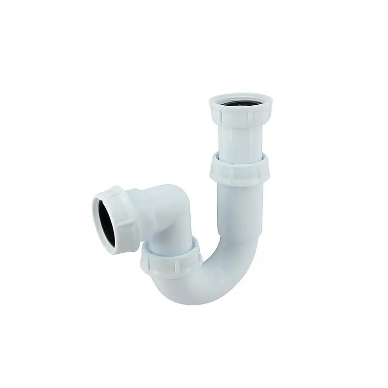Siphon évier Nicoll en P sortie D40 tube articulée hauteur réglable