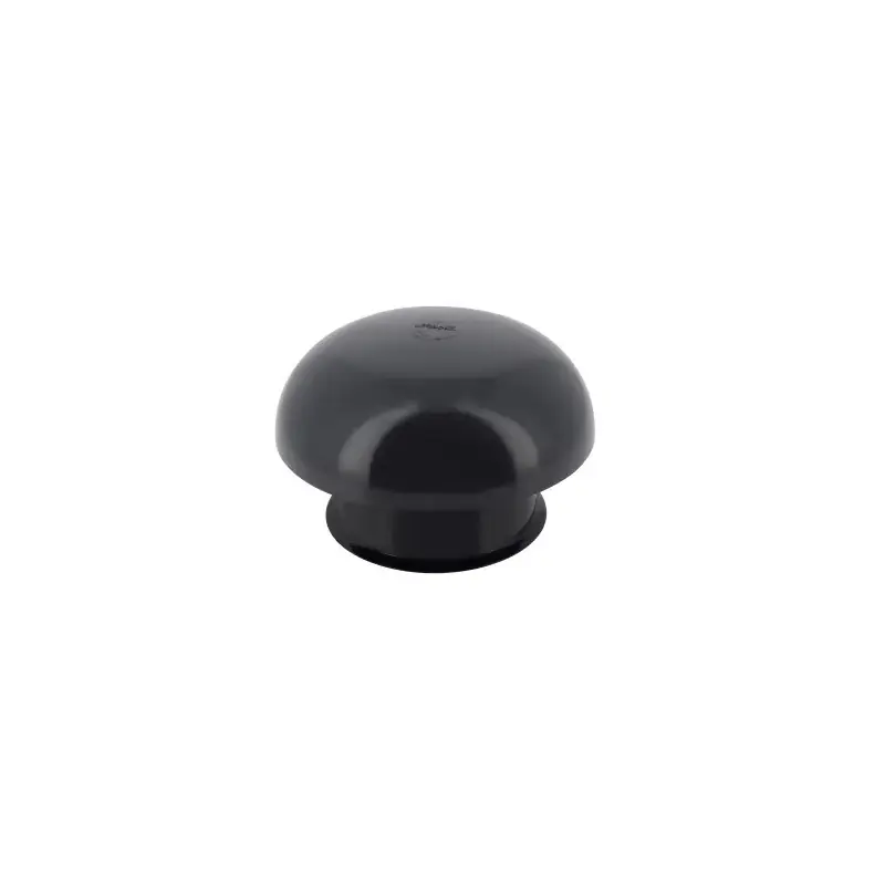 Chapeau de ventilation Nicoll D100mm gris anthracite sans moustiquaire