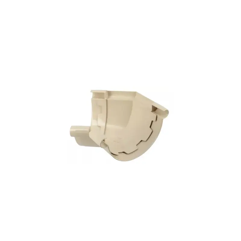 Angle à coller Nicoll TECHTAN 135° pour gouttière demi-ronde LG25 sable