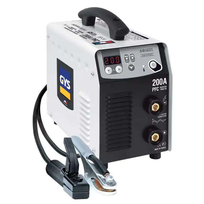 Poste de soudure inverter Gys PROGYS 200A PFC avec valise et accessoires