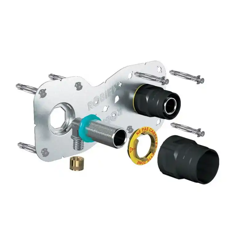 Sortie de cloison WATTS Robifix à glissement PER D12 entraxe 150mm