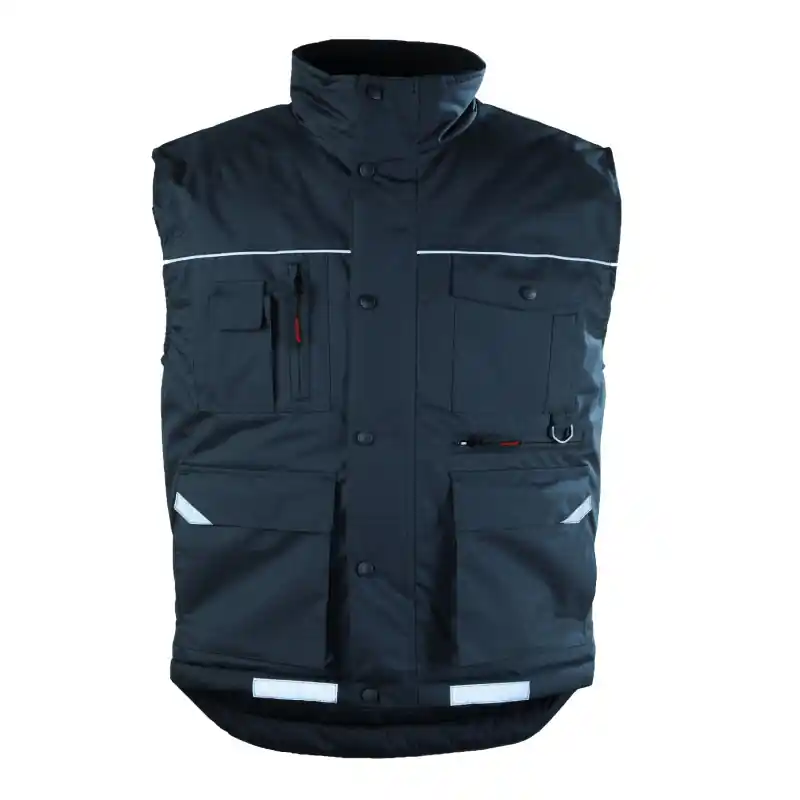 Gilet Coverguard RIPSTOP multipoches noir XL matelassé sans manche