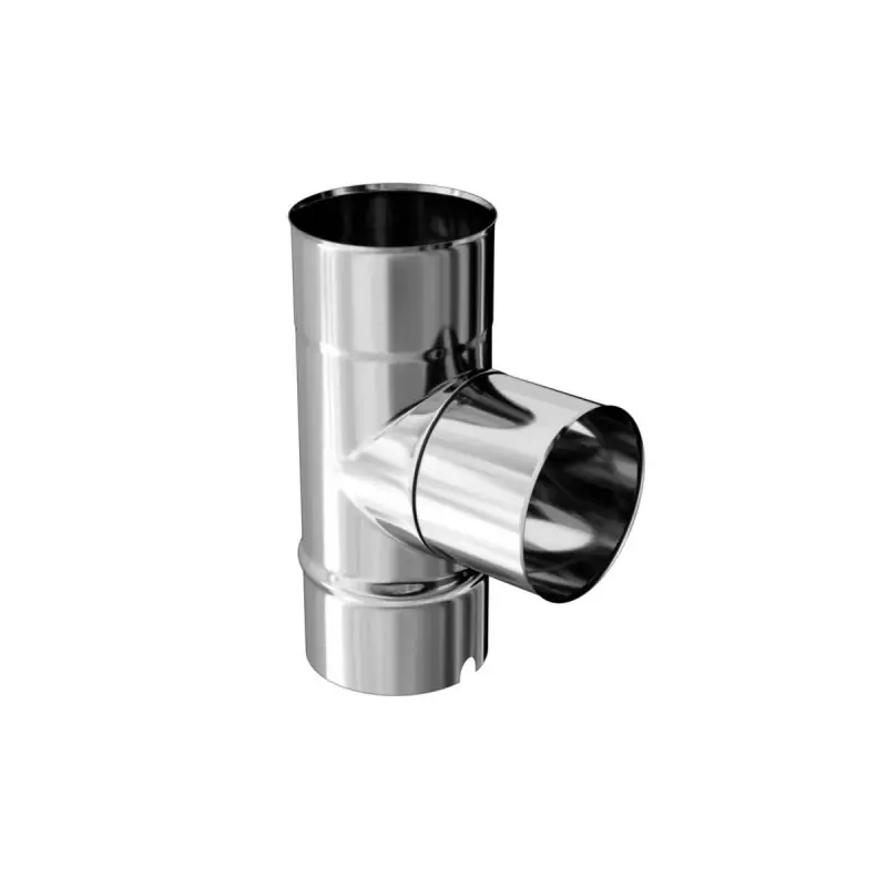 Té équerre TEN en inox 304 90° mâle pour gaz, fuel et bois