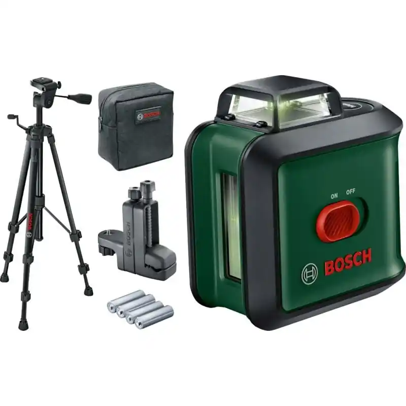 Laser lignes Bosch UniversalLevel 360 12m avec trépied et pince