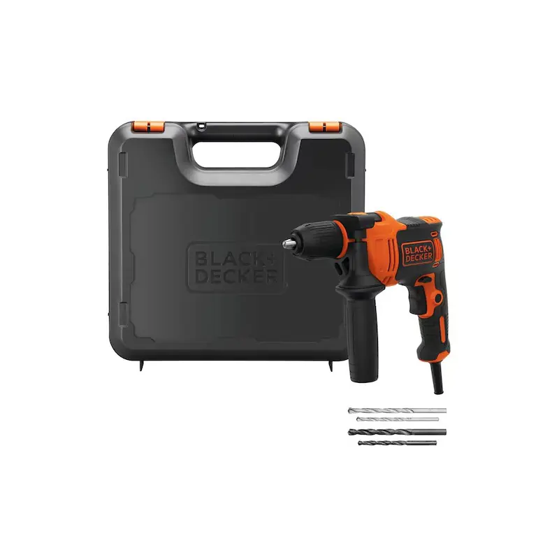 Perceuse à percussion Black & Decker BEH710K 710W 47600cps/min coffret