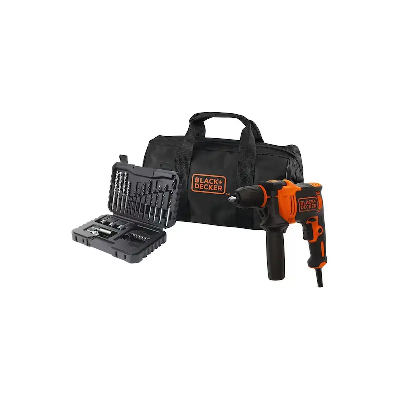 Perceuse à percussion BEH710SA32 710W avec sac et 32 accessoires