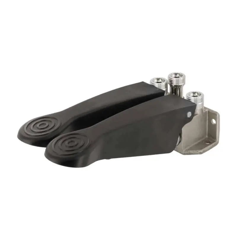 Robinet mitigeur Presto sol 530 double pédale temporisé pour lavabo