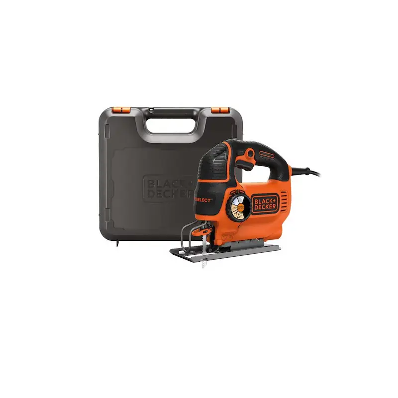 Scie sauteuse électrique Black & Decker KS801SEK-QS 550W en coffret