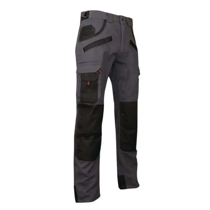 Pantalon de travail LMA ARGILE taille 50 Gris/Noir multipoches