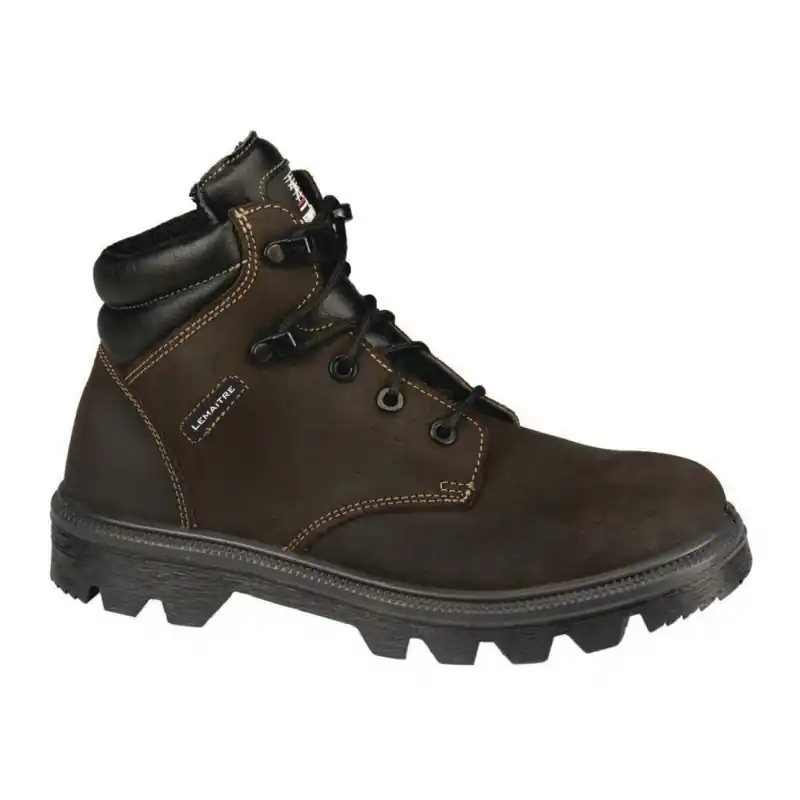 Chaussure de sécurité haute Lemaitre PILOT S3 SRC pointure 43 marron