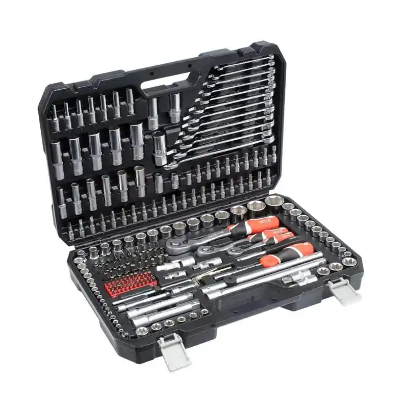Coffret de douilles 215 pièces Yato YT-38841 1/4"-3/8"-1/2" As-Drive
