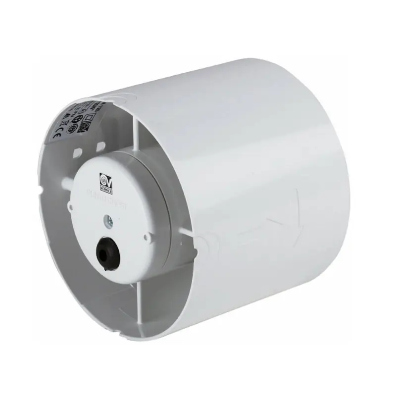 Extracteur hélicoïde en conduit Vortice GHOST XGT090 90mm temporisé blanc