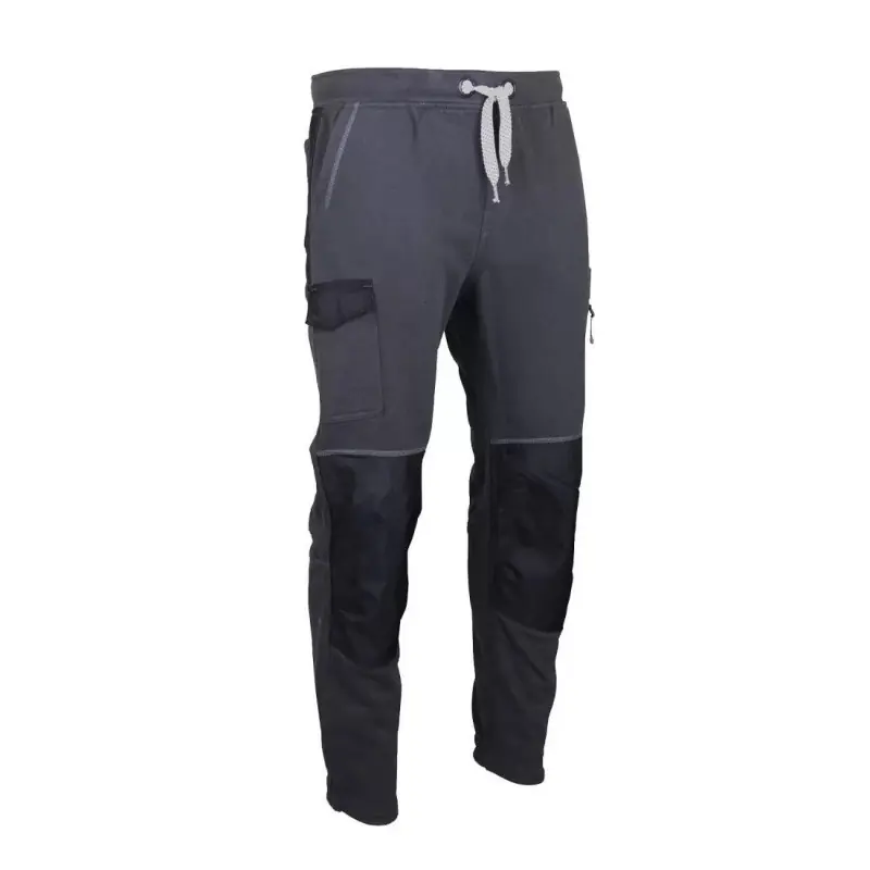 Pantalon LMA 1601 Techno taille XL gris/noir en molleton