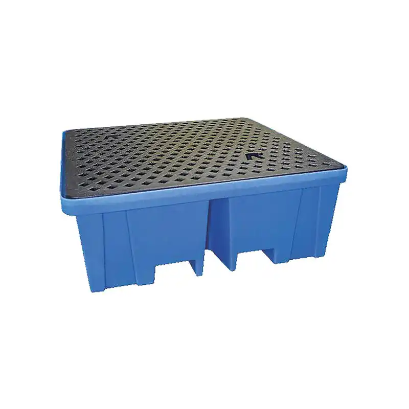 Bac de rétention Stockman BRP2 en polyéthylène 2 fûts capacité 230L
