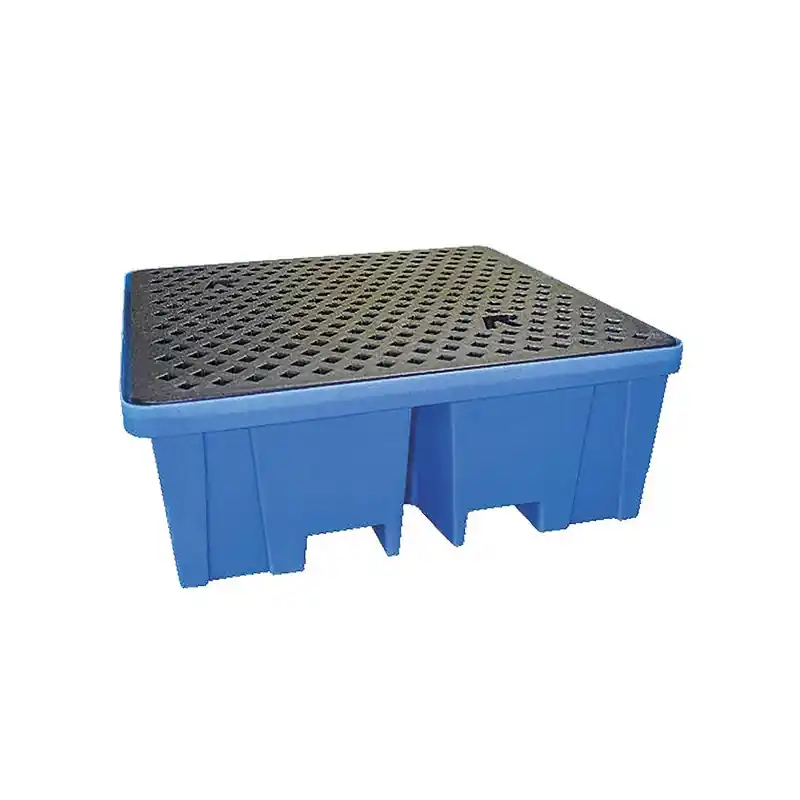 Bac de rétention Stockman BRP4 en polyéthylène 4 fûts capacité 440L