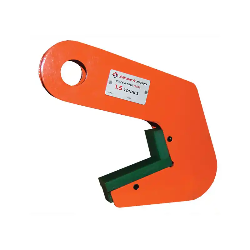 Pince à prise horizontale TPH30 capacité 3t pour tube acier ou béton