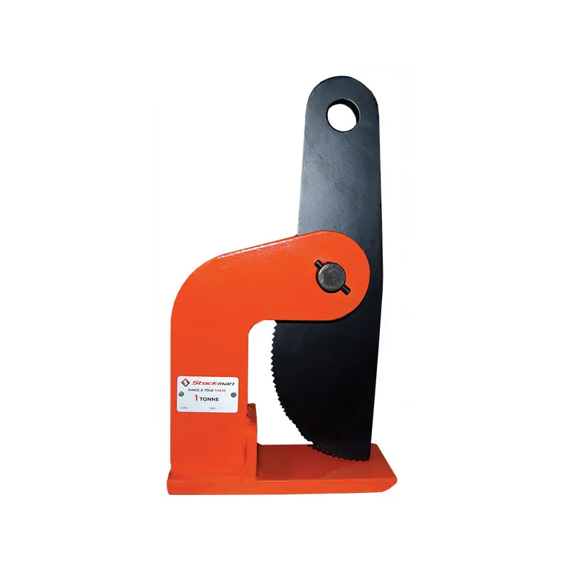 Pince à tôle horizontale Stockman capacité 1500kg ouverture max 100mm