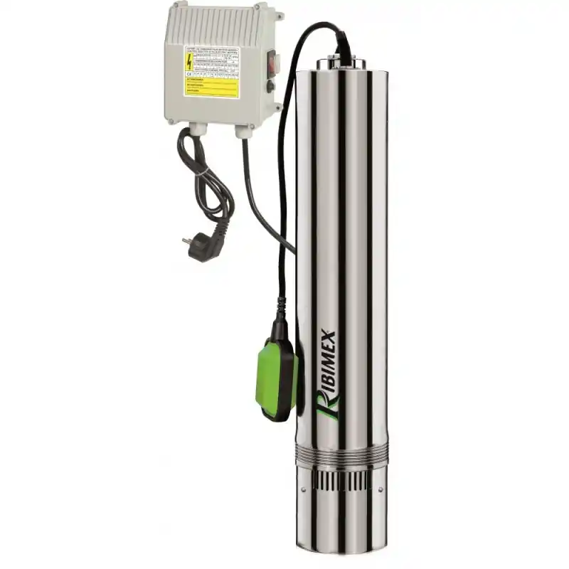 Pompe de puits Ribimex PRPVC752/43F 4 turbines 750W 8000L/h max