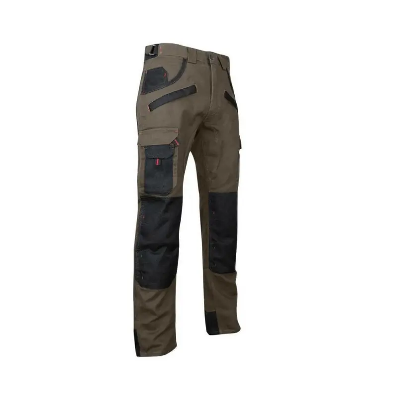 Pantalon de travail LMA TOURBE taille 46 bicolore avec poches genouillères