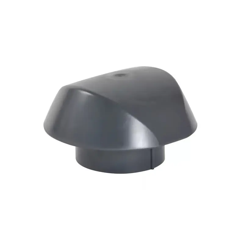 Chapeau de ventilation Nicoll ATEMAX 100mm gris anthracite sans moustiquaire
