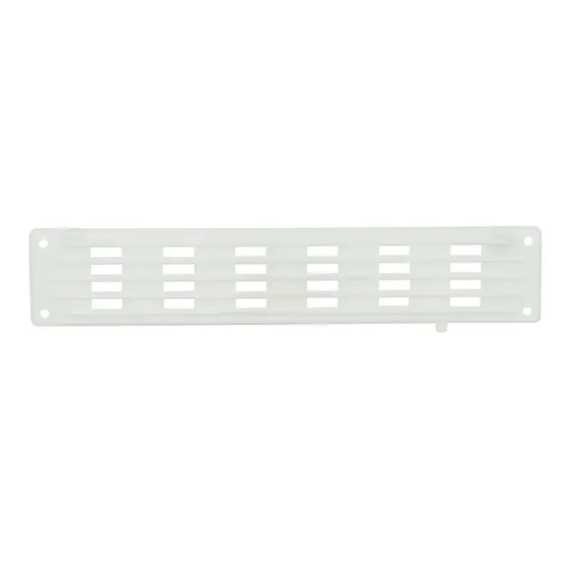 Grille de ventilation rectangulaire blanche Nicoll 400x40mm intérieur