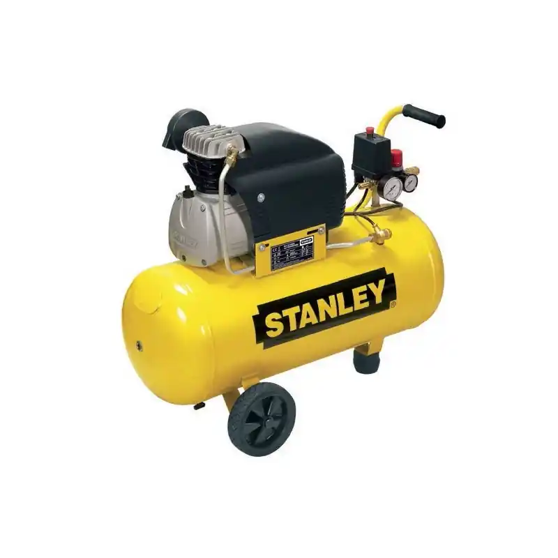 Compresseur 50L 8 bar 2CV Cylindre alu-fonte D 210/8/50 Stanley