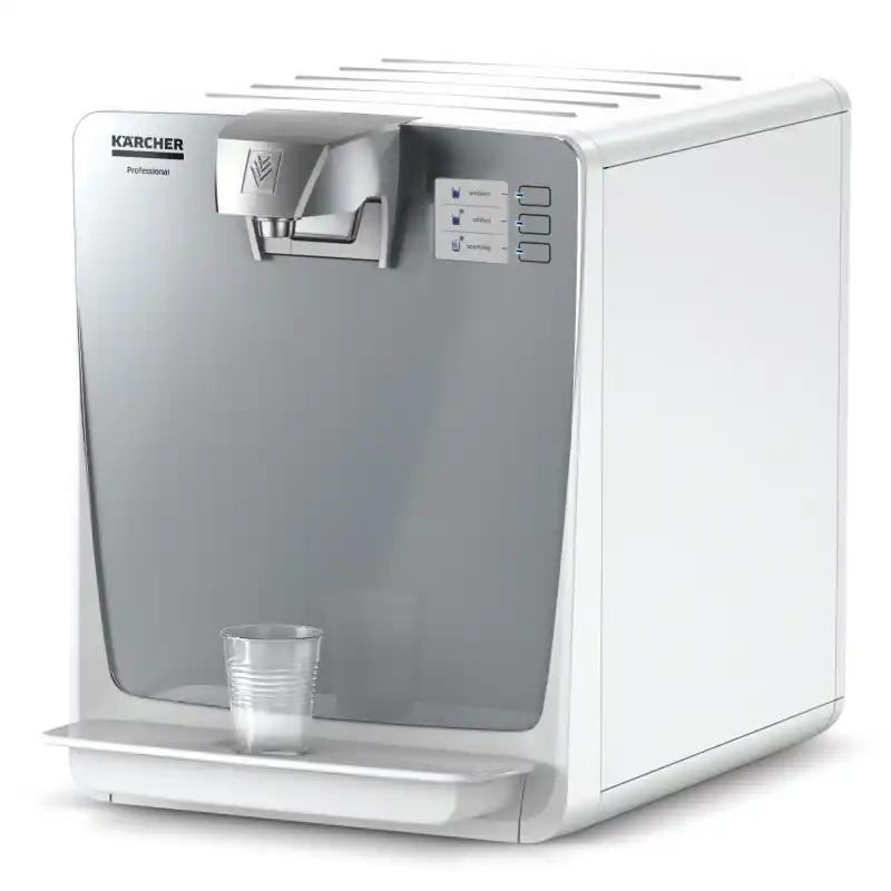 Fontaine à eau plate gazeuse et tempérée 200 personnes WPD 200 Basic S White Karcher