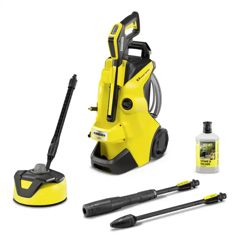 Hochdruckreiniger 130bar 1800W 420L/h mit Flächenreiniger K 4 Power Control Flex Home Karcher