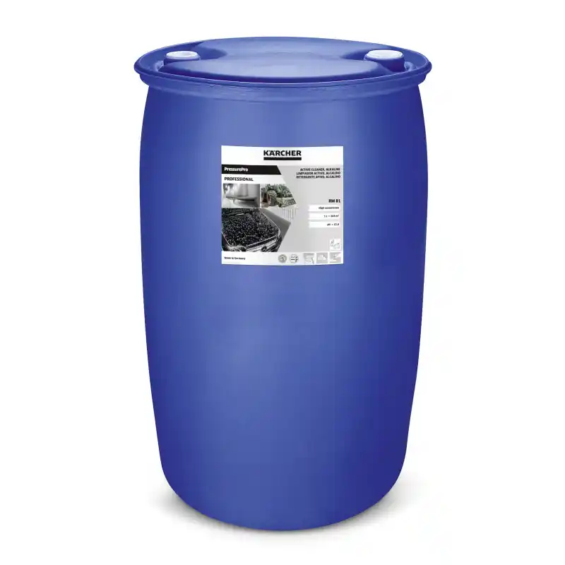 Detergent Actif PressurePro RM 81 Alcalin Bidon de 200 L, Karcher