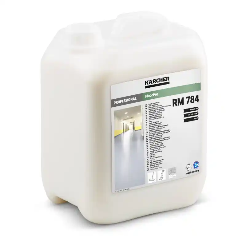 Agent de Dispersion FloorPro RM 784 Bidon de 5 L pH 8, Karcher