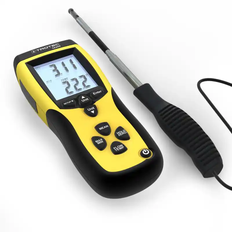 Anemometre Pro a Fil Chaud, Ecran LCD, Sovelor
