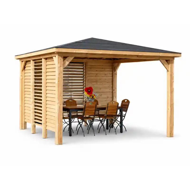 Pool House en Bois Thermochauffee THT 12,32 m2 2 Ventelles, Foresta