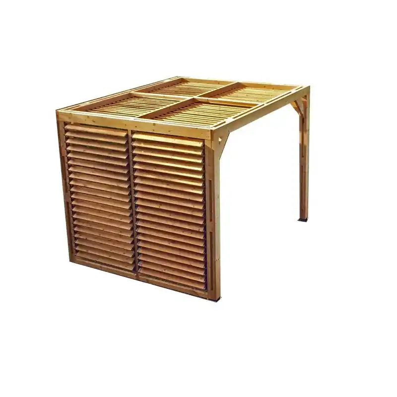 Pergola en Bois Thermochauffee THT 7,10 m2 Ventelles Toit, Foresta