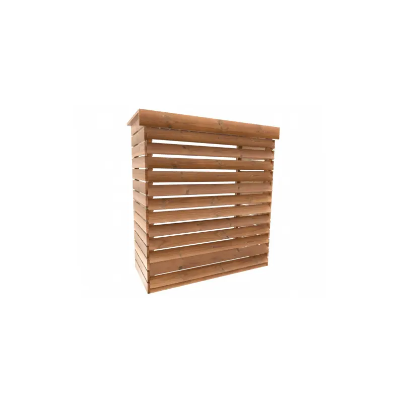 Cache Climatiseur XL en Bois Thermochauffee 1320 x 580 mm, Foresta