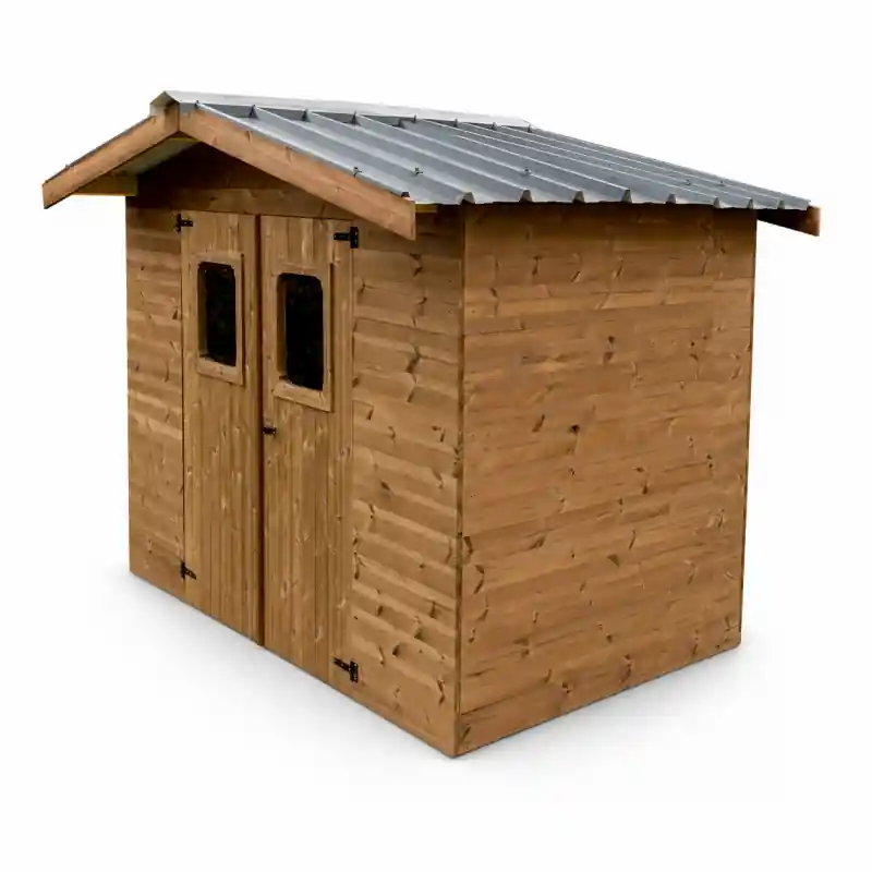 Abri de Jardin en Bois Thermochauffee THT 4,87 m2 et 28 mm, Foresta